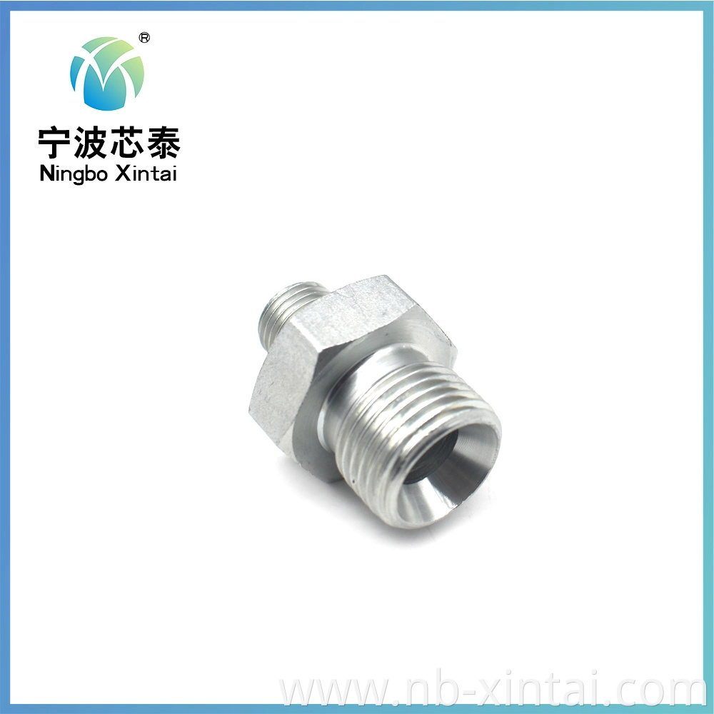 Carbon Steel Hydraulic Hose Adapter SS316 Stainless Steel Twin Ferrules 90 Degree Union Elbows 1/16